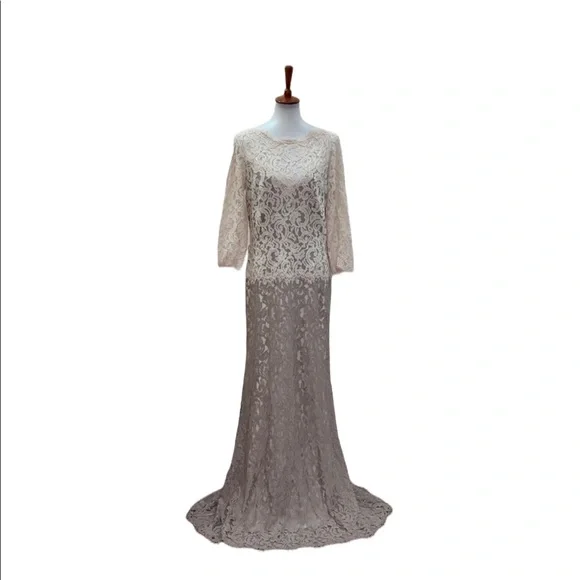 the limited black lace dress Baltic Born Womens Gloria Lace Maxi Dress | Black main image 1